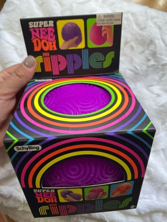 Super Ripples Schylling | Toys | New Needoh Super Ripples Purple Super Size Squishy ...